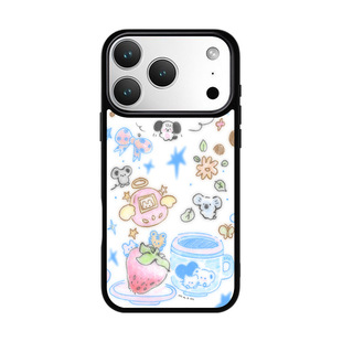 「拓麻歌子」LANWK 适用iPhone16/15promax苹果17Air手机壳好看高级新14/13pro卡通12plus玻璃女磁吸防摔外壳