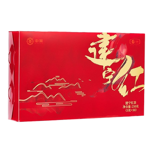 中茶海堤建宁红红茶礼盒送礼新品XBT315果香250克/盒(5克*50泡)