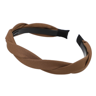 简约布艺头箍2024新款高颅顶发箍女洗脸防滑宽边带齿压发发卡头饰