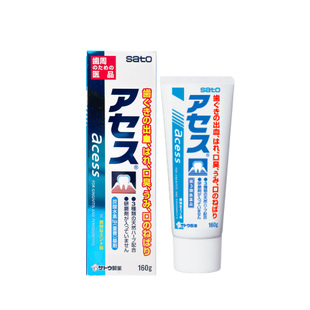 日本佐藤sato acess L牙膏牙周护理牙龈口腔异味口气清新160g
