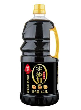 莲花酱油0添加1250ml黄豆酿造