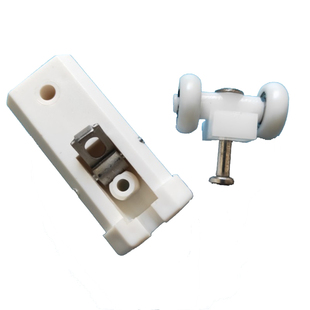 老款折叠门配件吊轮滑轮滚轮厕所玻璃推拉门移门小折叠门五金配件