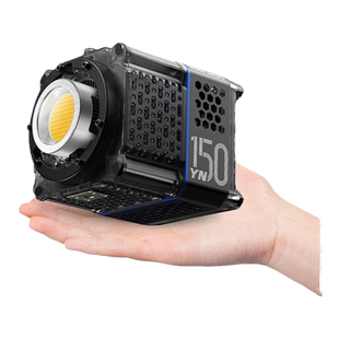 高性价比永诺YN150补光灯LED柔光灯便携小巧常亮灯口袋灯COB摄影灯150W可调色温直播视频户外拍摄人像影视灯