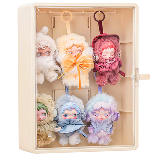 WHY SO SERIOUS系列展示盒万泡泡玛特圣节小丑搪胶毛绒挂件收纳盒