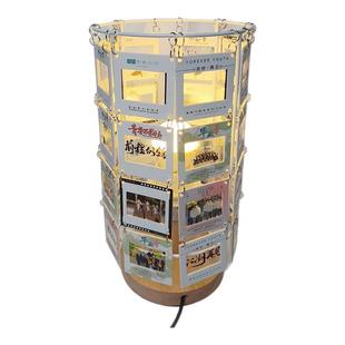 创意diy手工礼物反转菲林光影照胶片定制小夜灯生日氛围相册台灯