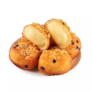 爆浆肉松小贝海苔面包懒人早餐夹心流心蛋糕学生休闲零食面包整箱