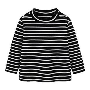 迷你巴拉亲子长袖T恤25冬高弹打底衫