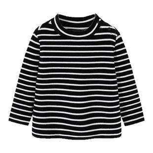 迷你巴拉巴拉亲子儿童男女童长袖T恤2025冬新一家三口高弹打底衫