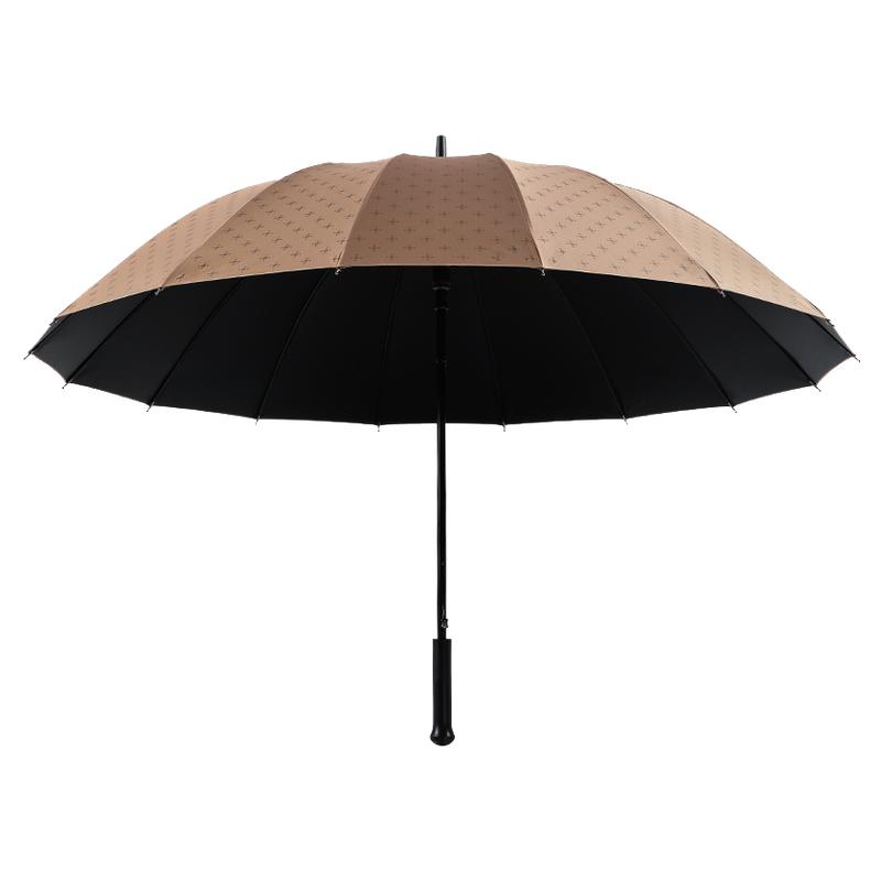 天堂伞晴雨伞纯色黑胶涂层大防晒