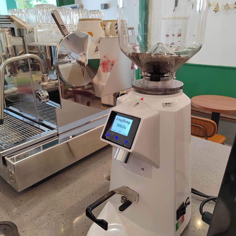 凌动900E商用专业意式定量电动磨豆机全自动咖啡机用咖啡豆研磨机