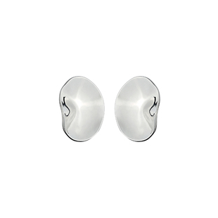 Be late 简约现代感时髦光面耳环小众设计精致耳饰女