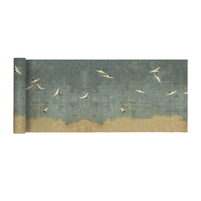 山河卷长卷宣纸0.34*10m半生熟书法作品专用纸毛笔字加厚楷书参展