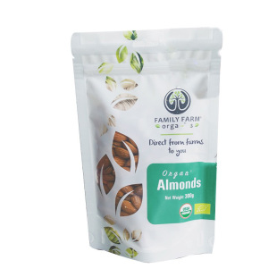 Family Farm Organics扁桃仁大杏仁开心碧根巴西腰果仁生坚果Nut