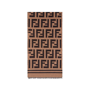 大ff字母围巾女冬季高版本仿羊绒加厚保暖