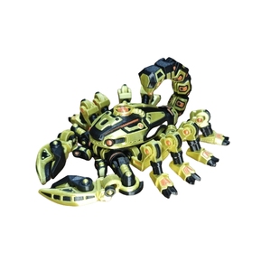 机甲巨毒蝎子颗变形关节活动儿童玩具仿真动物玩偶手办模型小孩礼