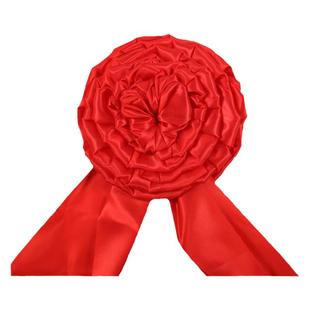 表彰大红花结婚红色胸花汽车新车布花剪彩牌匾门入户胸前装饰布花