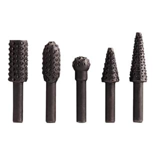 木工六角旋转锉刀打磨钻头木材开槽硬木雕刻专用电动合金磨头电钻