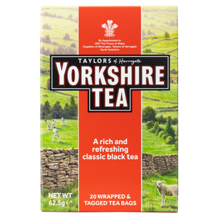 约克夏红茶英国进口yorkshiretea英式下午茶茶包泰勒约克郡奶茶
