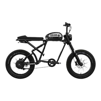 super73设计师原创黑白简约锂电池高质量PVC贴纸通用防水改装配件