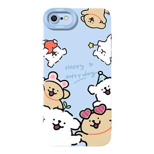 适用苹果16e手机壳2025新款iphonese4高颜值苹果se3创意卡通iphone全包防摔带挂绳se2液态硅胶保护套环绕小狗