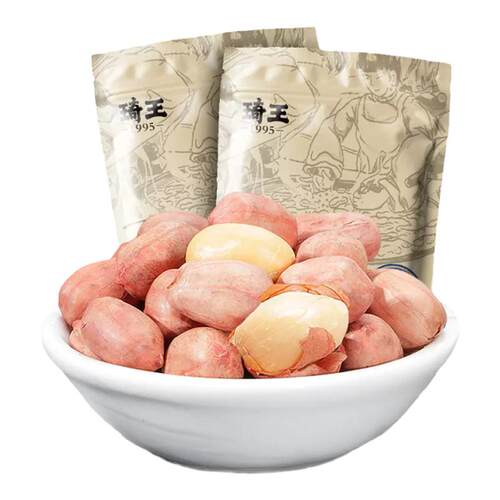 琦王花生多味酥香脆炒五香花生米休闲零食小吃不带壳熟花生下酒菜