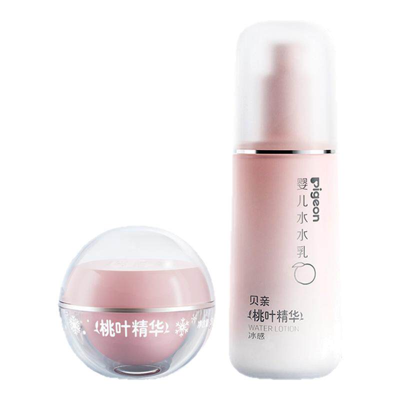 贝亲桃子水春夏舒缓爽身露婴儿宝宝桃叶液体爽身粉大容量旗舰店