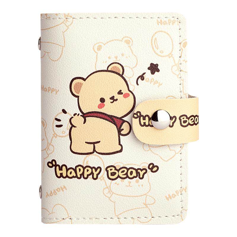 可爱帕恰狗卡通卡包女款小众大容量多卡位便携小巧驾驶证件零钱包