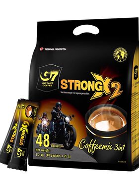 G7越南进口速溶咖啡三合一原味48条袋装浓郁香浓正品学生办公冲饮