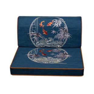 中式红木椅子坐垫实木家具沙发垫加厚圈椅座垫餐椅茶椅太师椅椅垫
