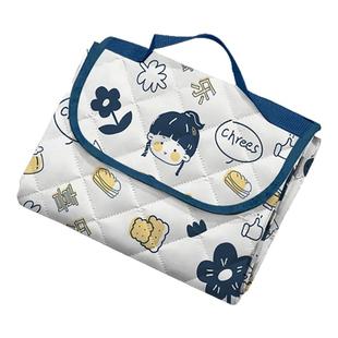 踏青户外野餐垫便携垫春游垫子防水防潮野餐布露营春秋ins风手提