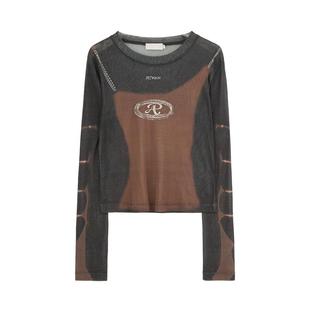 REVAN芮范设计师款闺房风吊带印花皮肤衣RM70801037