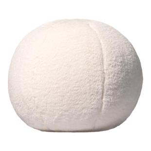 『元宇宙』高端白色异形球状乳胶填充样板间软装设计师搭配抱枕