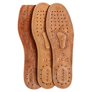 回力鞋垫男女真皮防臭鞋垫加厚皮子猪皮鞋垫运动透气吸汗皮鞋专用