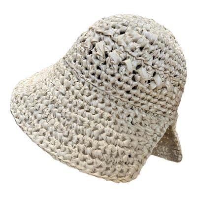 夏防晒遮阳帽镂空出游开叉渔夫帽