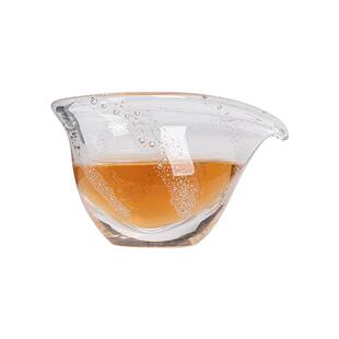 圭隐堂玻璃公道杯茶海日式茶具加厚气泡公杯分茶器日本茶道泡茶杯