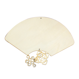 创意美术DIY 幼儿园教室走廊空中挂饰中国风手工白胚木板装饰吊饰