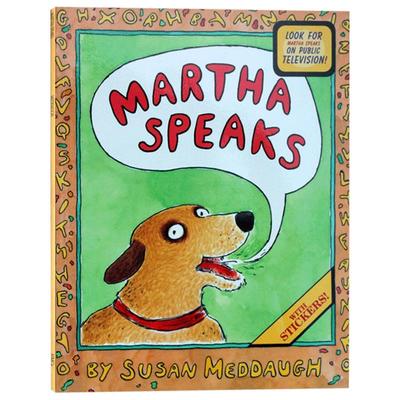 英文原版 Martha Speaks 玛莎说话啦 儿童教育启蒙绘本 张湘君推荐