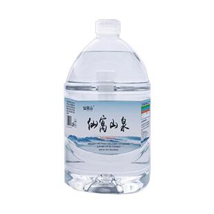 仙寓山泉大山村饮用含硒山泉水泡茶弱碱矿泉水5L/400ml包邮上楼