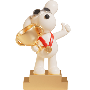 冠军奖杯摆件定制奖励创意年会颁奖优秀员工儿童毕业荣誉奖牌礼物