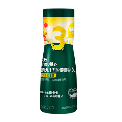 英氏泡芙五彩嘟嘟蔬果动物乐园