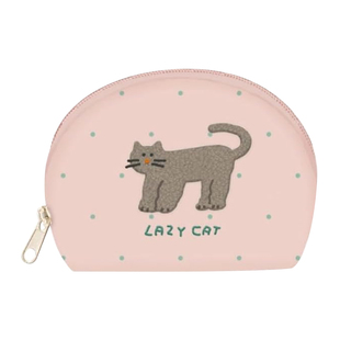 日本进口piccolot纸巾包化妆包零钱口红便携可爱清新棉布动物刺绣