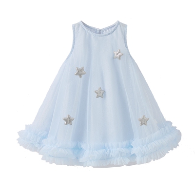 女童网纱裙2026新款春夏儿童长裙小女孩仙女连衣裙夏装宝宝公主裙