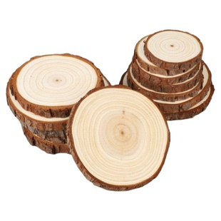 大号圆木片手工diy绘画材料实木切片年轮原木头片墙面装饰木板
