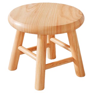 实木小凳子家用矮凳小板凳客厅老式板凳茶几沙发凳圆凳方凳木头凳