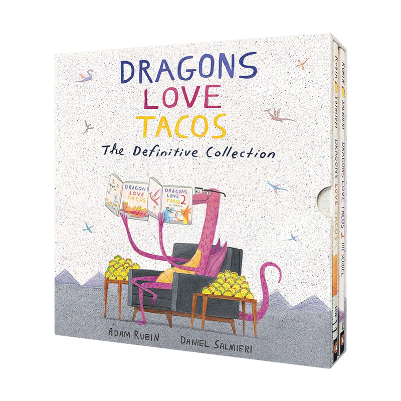英文原版 Dragons Love Tacos Box Set 爱吃玉米饼的龙2本精装套装 英文版 进口英语原版书籍儿童图书