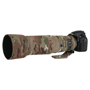 适用于尼康200-500mmf/5.6ED VR长焦镜头迷彩炮衣200500保护套250