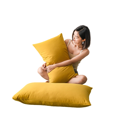 纯色江苏南通枕套简约全棉