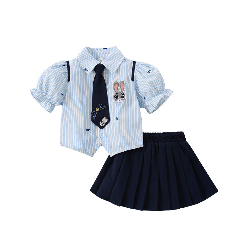D.Bkyer女童兔子警官衣服jk裙子