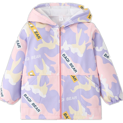 儿童罩衣防水防脏秋冬季男女宝宝加绒加厚可外穿护衣套羽绒服洋气