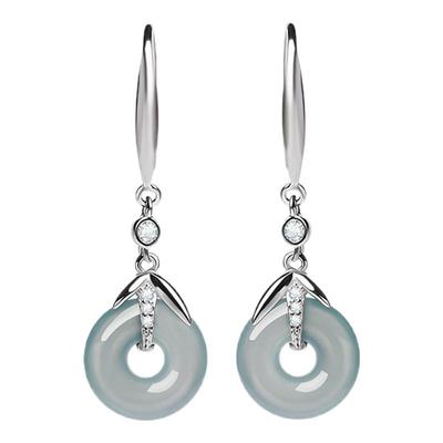 宫里上新天然正品翡翠耳环